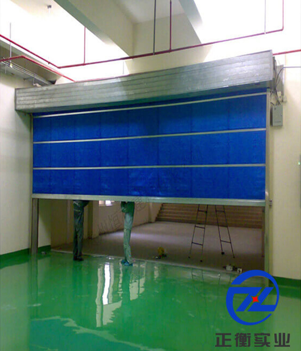 无机布防火卷帘门